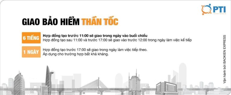 Chứng nhận BH trao tay trong 6 giờ