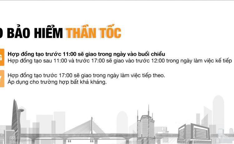 Chứng nhận BH trao tay trong 6 giờ