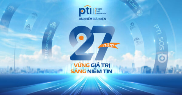 Năm 2025 là dấu mốc PTI kỷ niệm 27 năm hình thành và phát triển. Trên hành trình 27 năm “Vững giá trị, Sáng niềm tin”, PTI luôn kiên định với sứ mệnh vì con người với giải pháp Bảo an và Tương hỗ toàn diện cho khách hàng, không ngừng đổi mới, số hóa quy trình và đa dạng hóa sản phẩm để đáp ứng nhu cầu ngày càng cao của thị trường Năm 2025 là dấu mốc PTI kỷ niệm 27 năm hình thành và phát triển. Trên hành trình 27 năm “Vững giá trị, Sáng niềm tin”, PTI luôn kiên định với sứ mệnh vì con người với giải pháp Bảo an và Tương hỗ toàn diện cho khách hàng, không ngừng đổi mới, số hóa quy trình và đa dạng hóa sản phẩm để đáp ứng nhu cầu ngày càng cao của thị trường