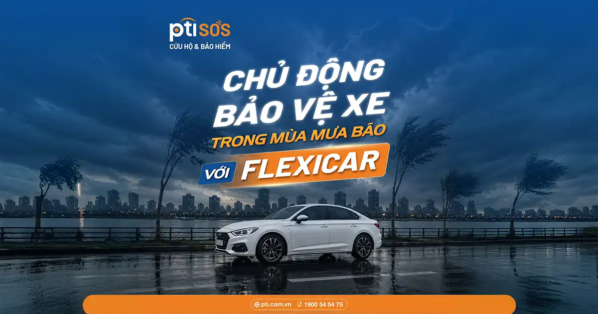 Flexicar là sản phẩm bảo hiểm xe ô tô của PTI (Bảo hiểm Bưu điện), được thiết kế theo hướng linh hoạt, phù hợp với nhiều nhu cầu và khả năng tài chính khác nhau của chủ xe. Với mức phí tham khảo chỉ từ 500.000 đồng/năm, Flexicar mang đến lựa chọn bảo vệ vừa túi tiền nhưng vẫn đảm bảo quyền lợi cần thiết trước các rủi ro phát sinh trong mùa mưa bão.